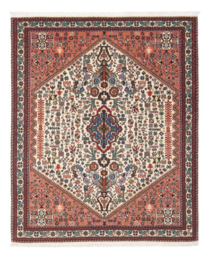 Persisk tæppe - Nomadisk - 140 x 106 cm - creme