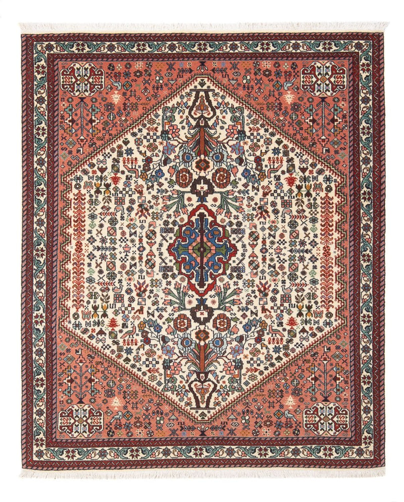 Persisk tæppe - Nomadisk - 140 x 106 cm - creme