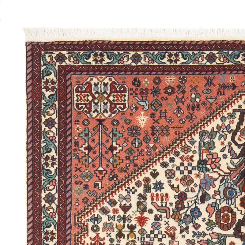Persisk tæppe - Nomadisk - 140 x 106 cm - creme