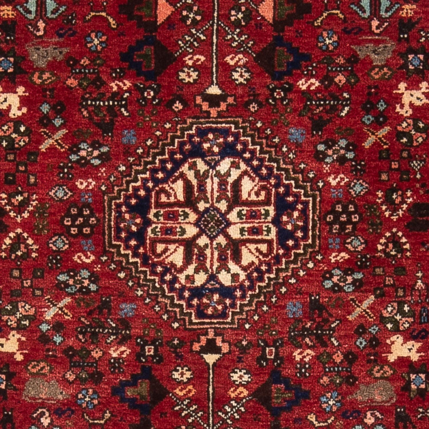 Persisk tæppe - Nomadisk - 156 x 104 cm - rød