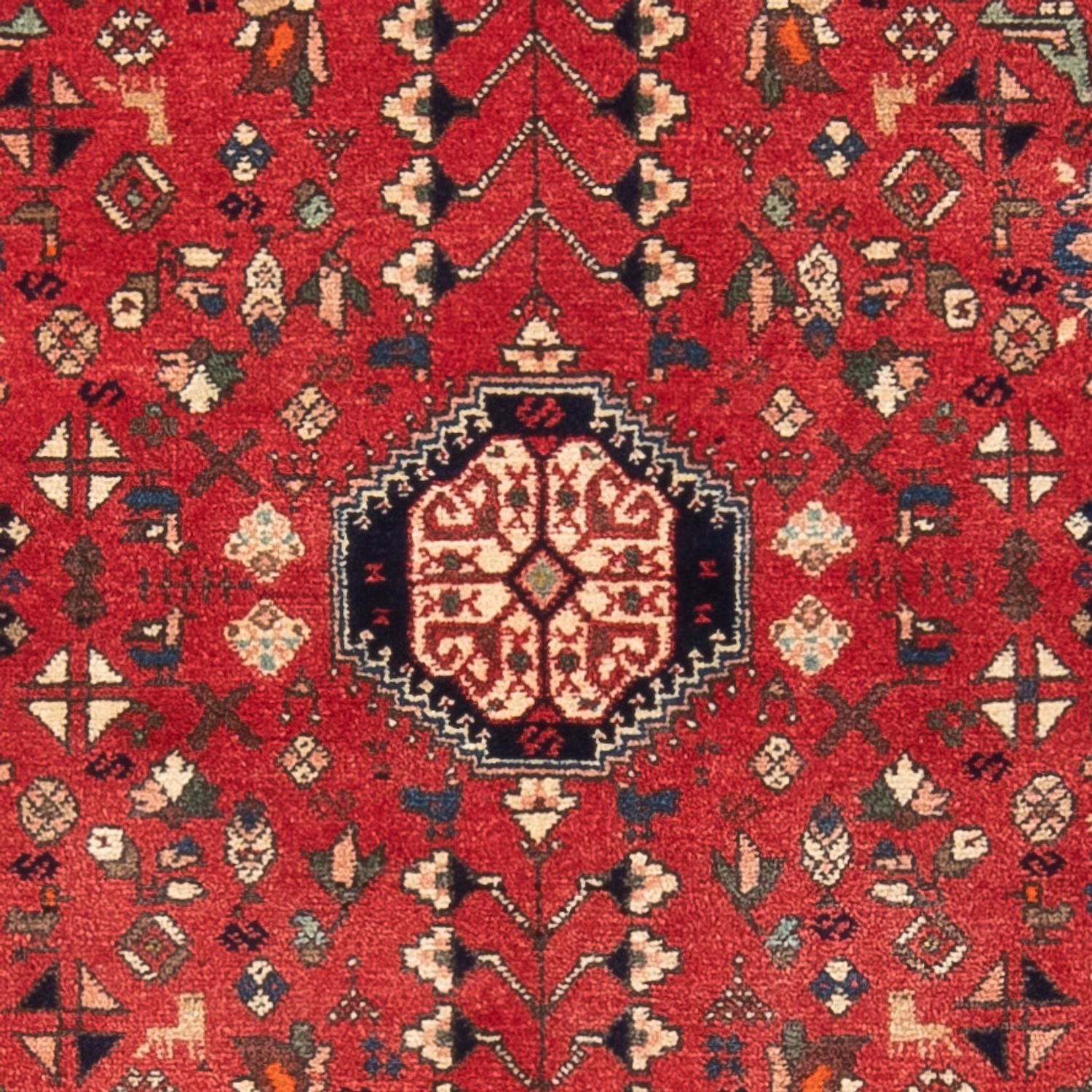 Persisk tæppe - Nomadisk - 147 x 100 cm - rød