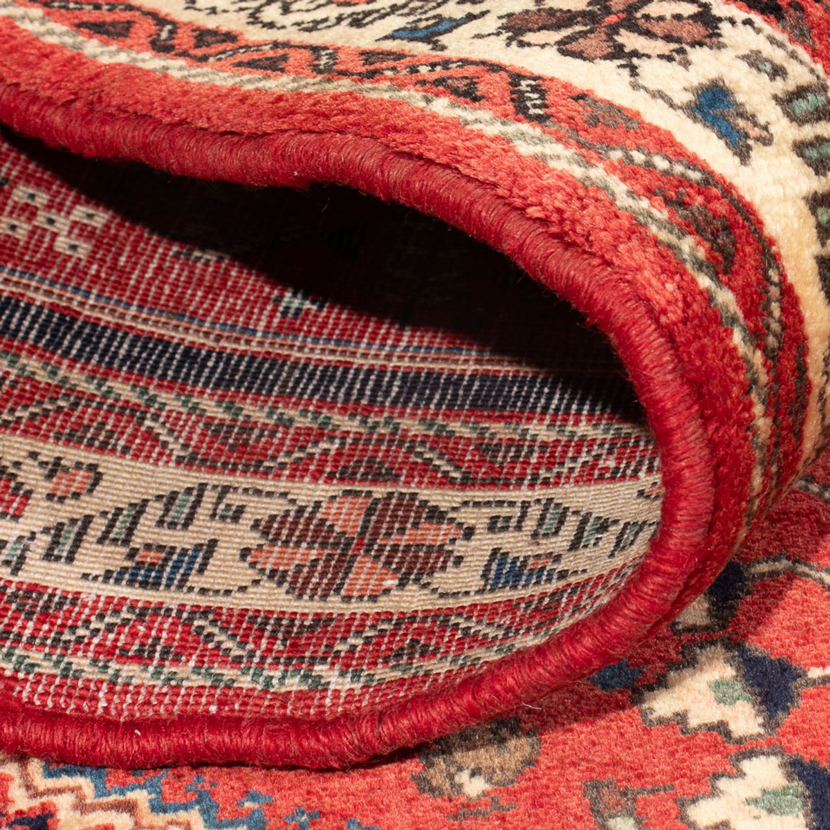 Persisk tæppe - Nomadisk - 147 x 100 cm - rød