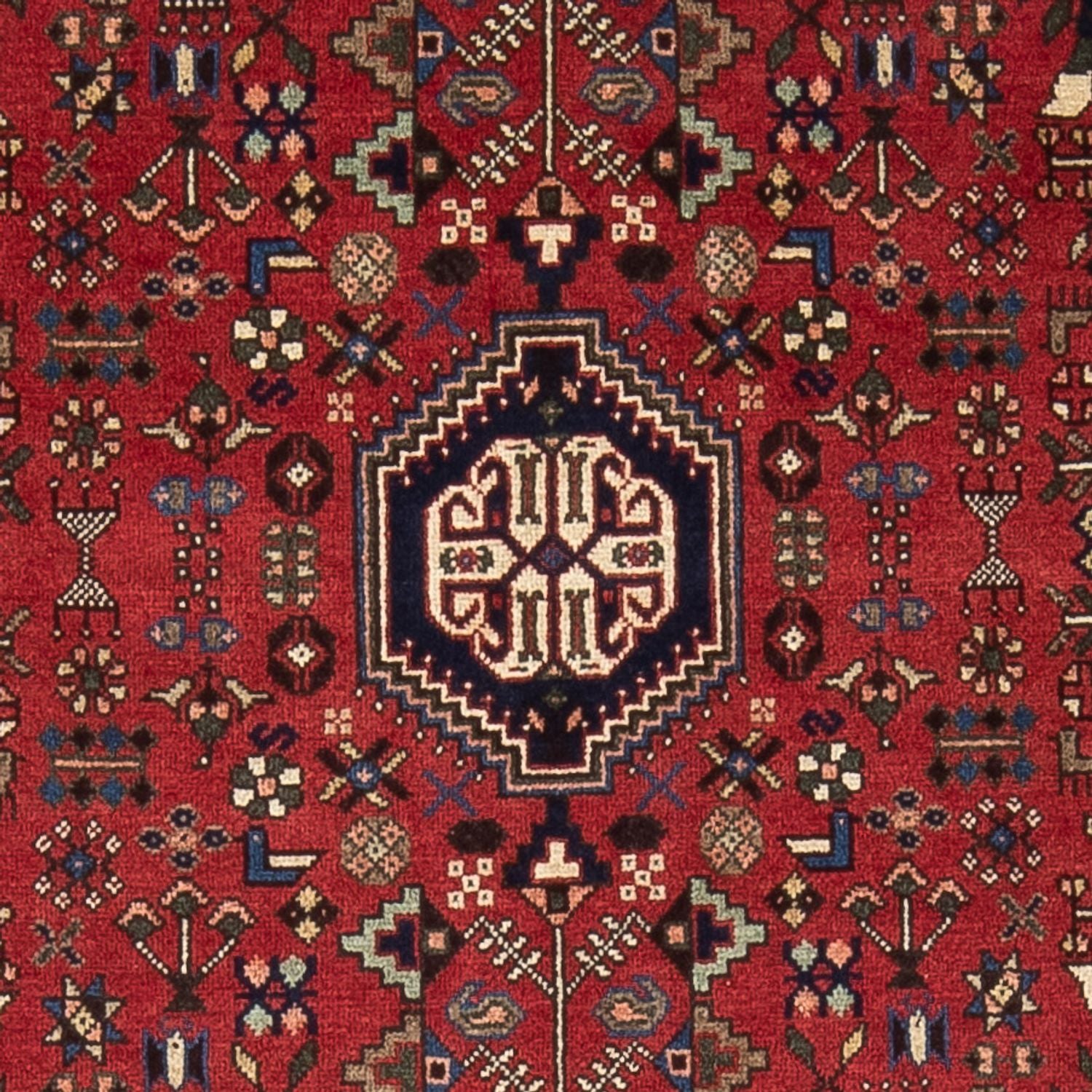 Persisk tæppe - Nomadisk - 154 x 103 cm - rød