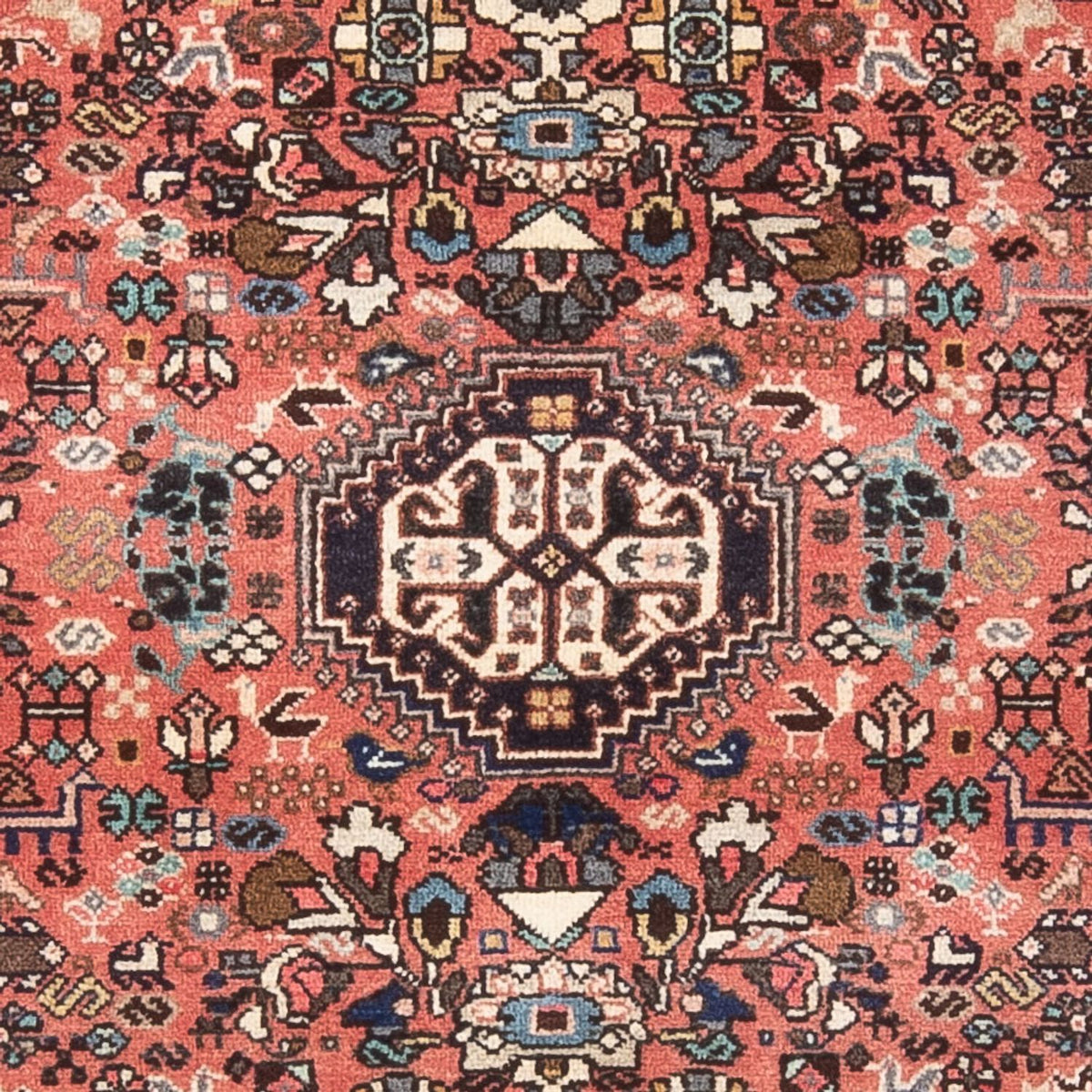 Persisk tæppe - Nomadisk - 150 x 103 cm - rød