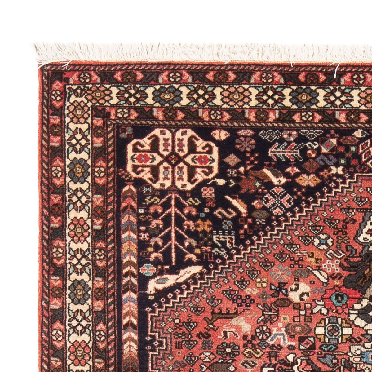 Persisk tæppe - Nomadisk - 150 x 103 cm - rød