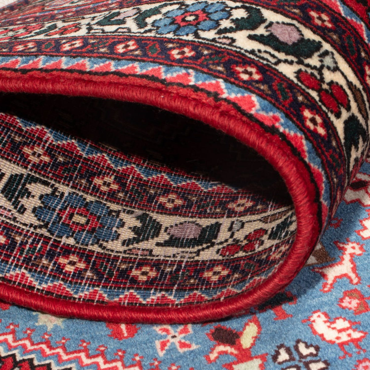 Persisk tæppe - Nomadisk - 156 x 100 cm - blå