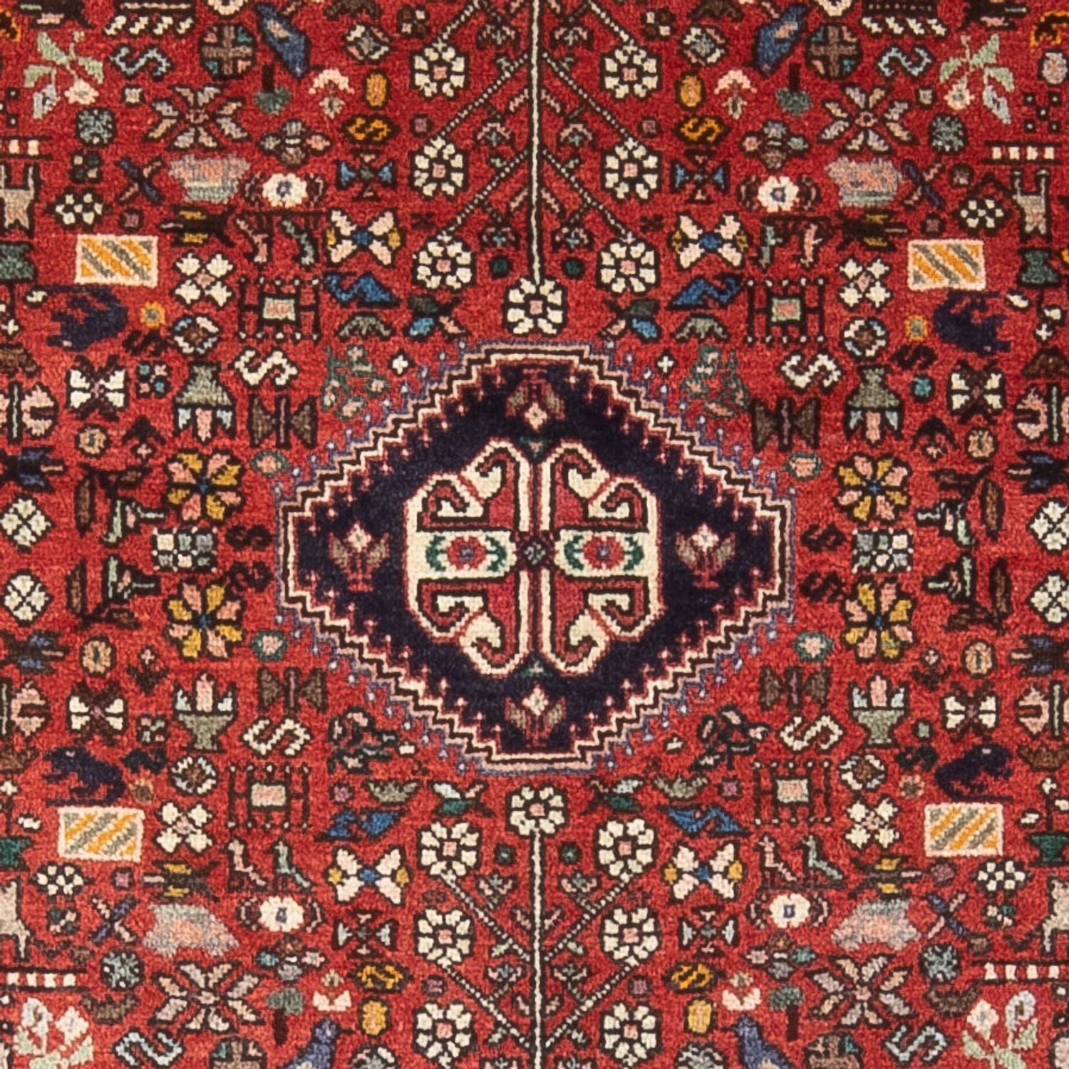 Persisk tæppe - Nomadisk - 147 x 106 cm - rød