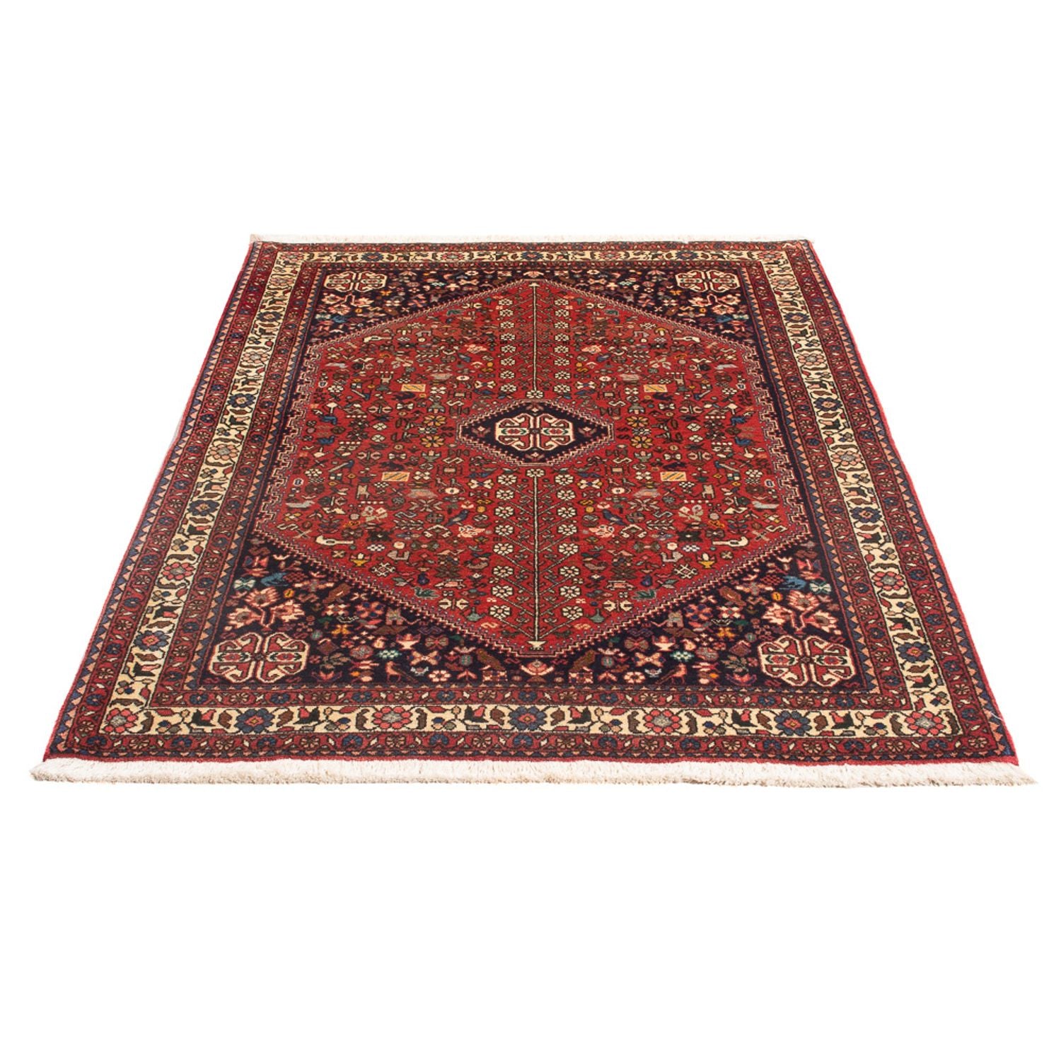 Persisk tæppe - Nomadisk - 147 x 106 cm - rød