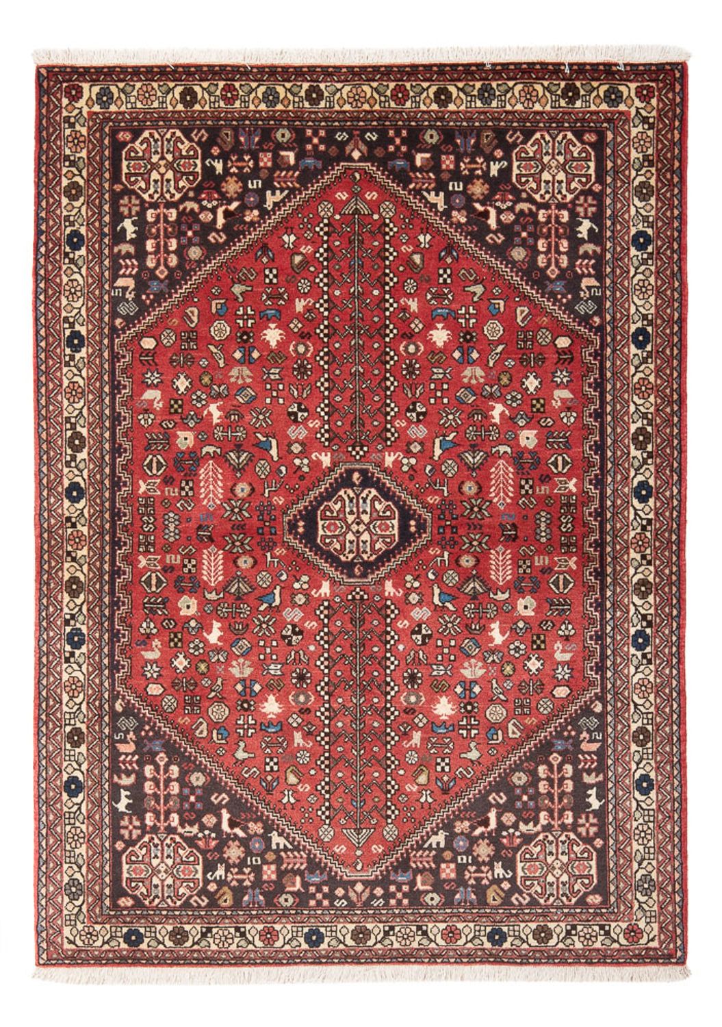 Persisk tæppe - Nomadisk - 150 x 104 cm - rød