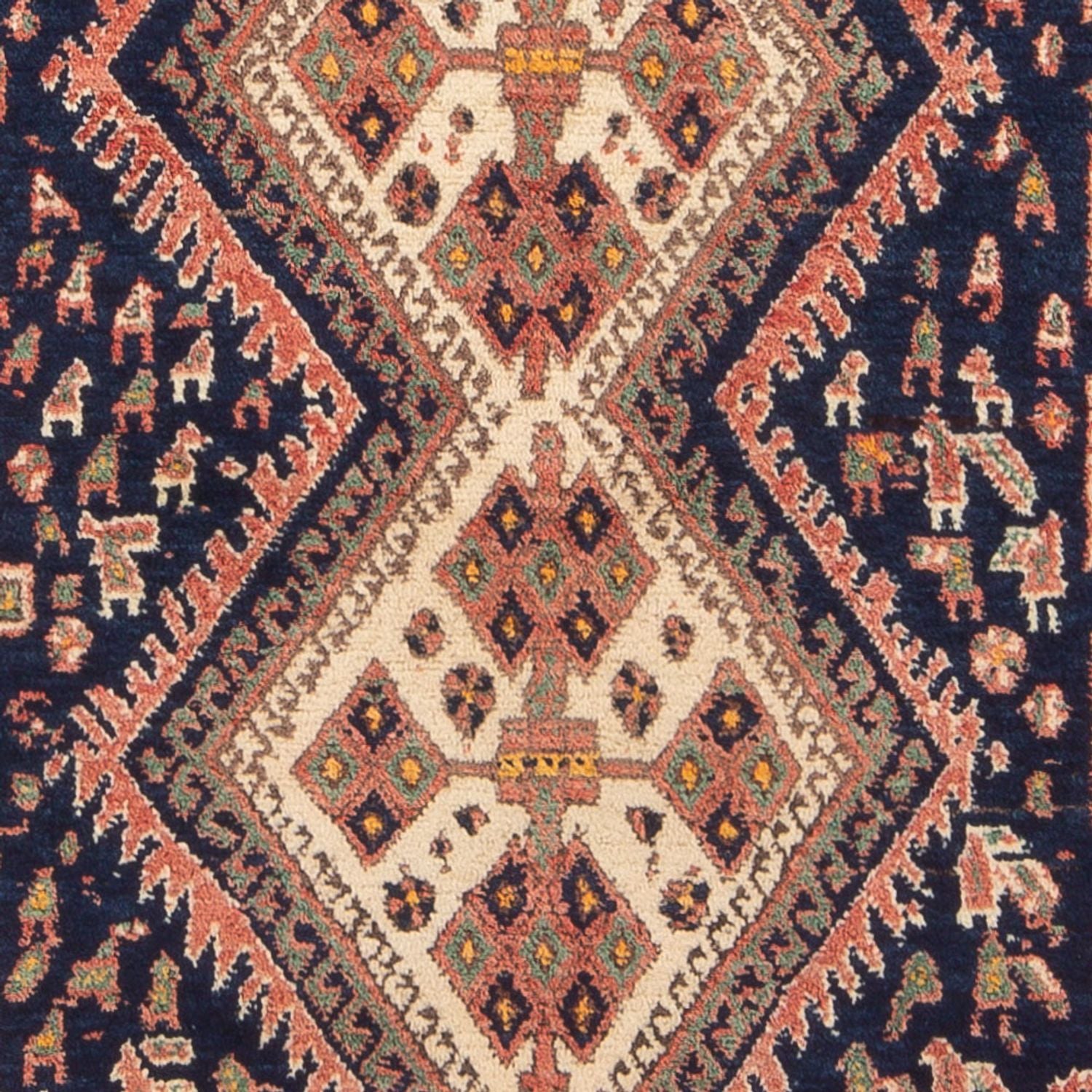 Persisk tæppe - Nomadisk - 167 x 133 cm - rød