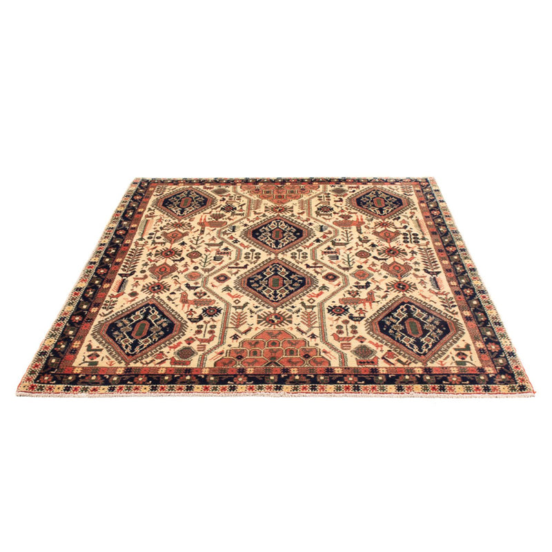 Persisk tæppe - Nomadisk - 178 x 140 cm - creme