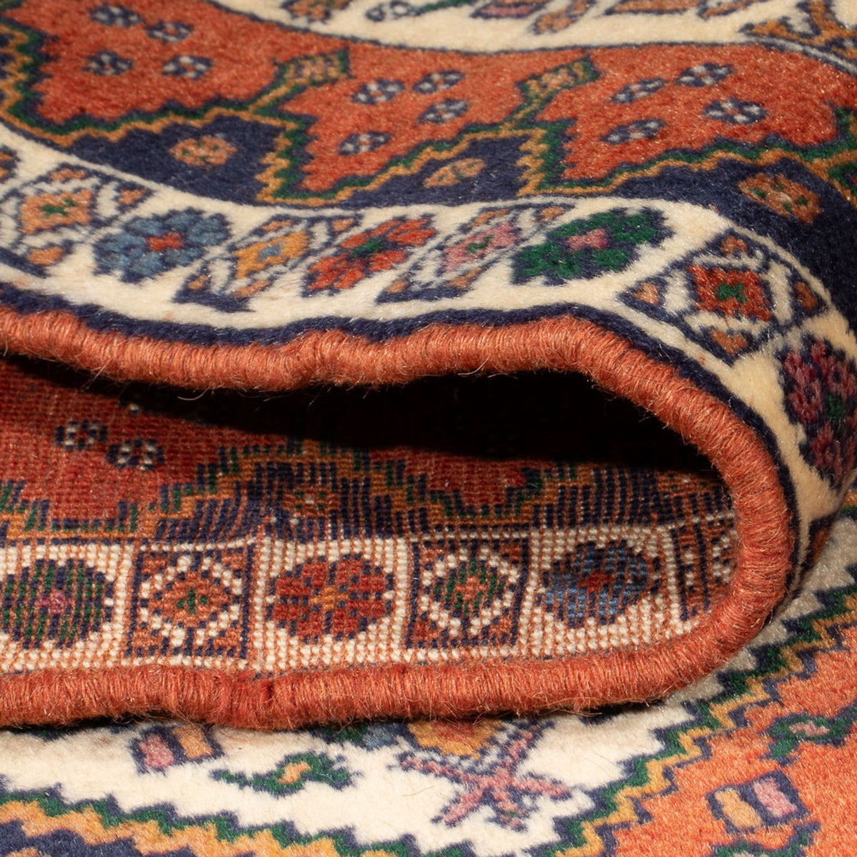 Persisk tæppe - Nomadisk - 185 x 120 cm - beige