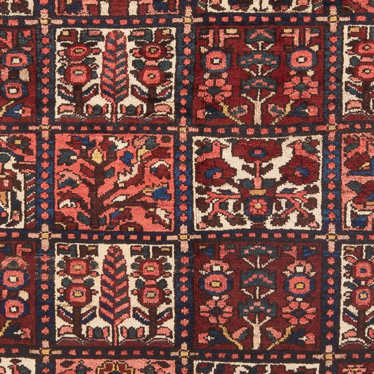 Persisk tæppe - Nomadisk - 202 x 157 cm - flerfarvet