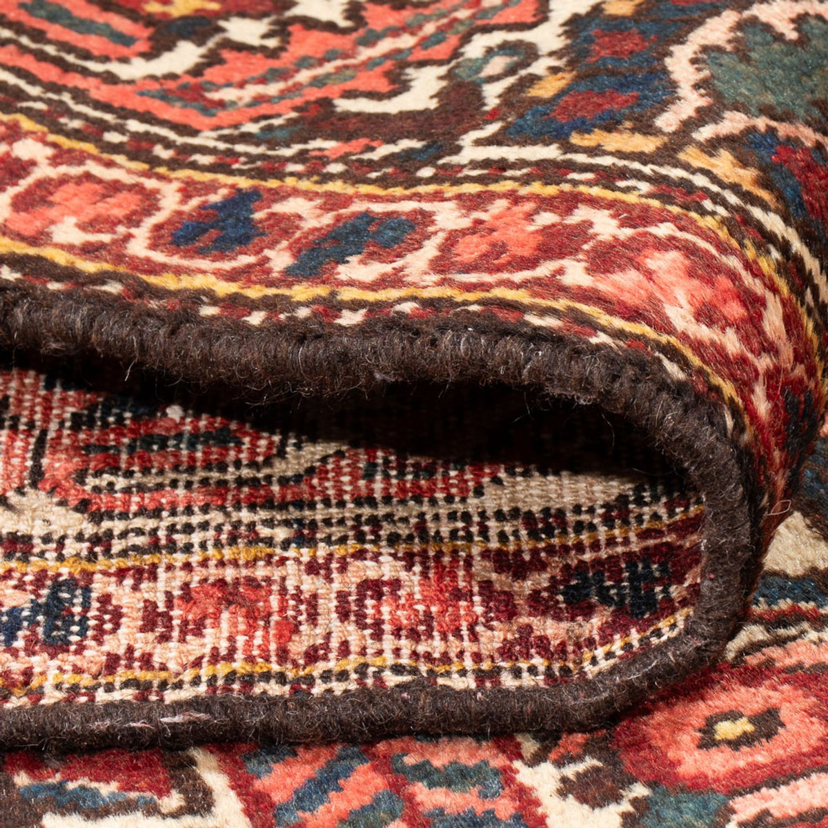 Persisk tæppe - Nomadisk - 202 x 157 cm - flerfarvet