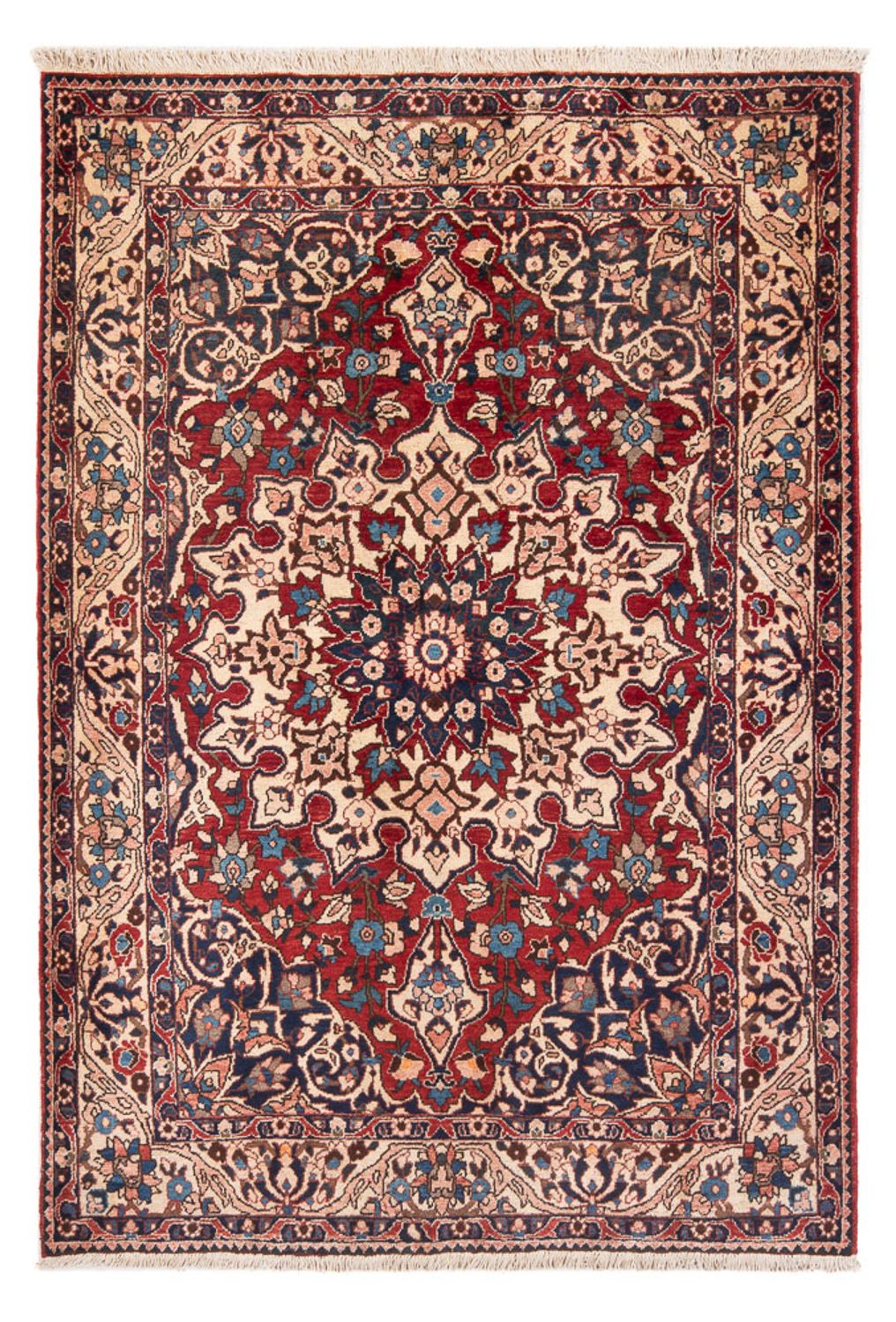 Persisk tæppe - Nomadisk - 210 x 147 cm - rød