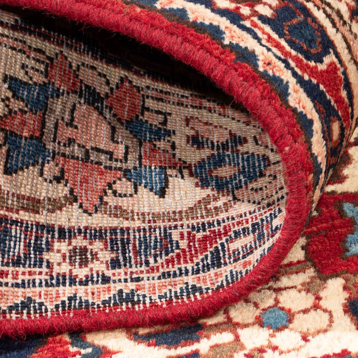 Persisk tæppe - Nomadisk - 210 x 147 cm - rød