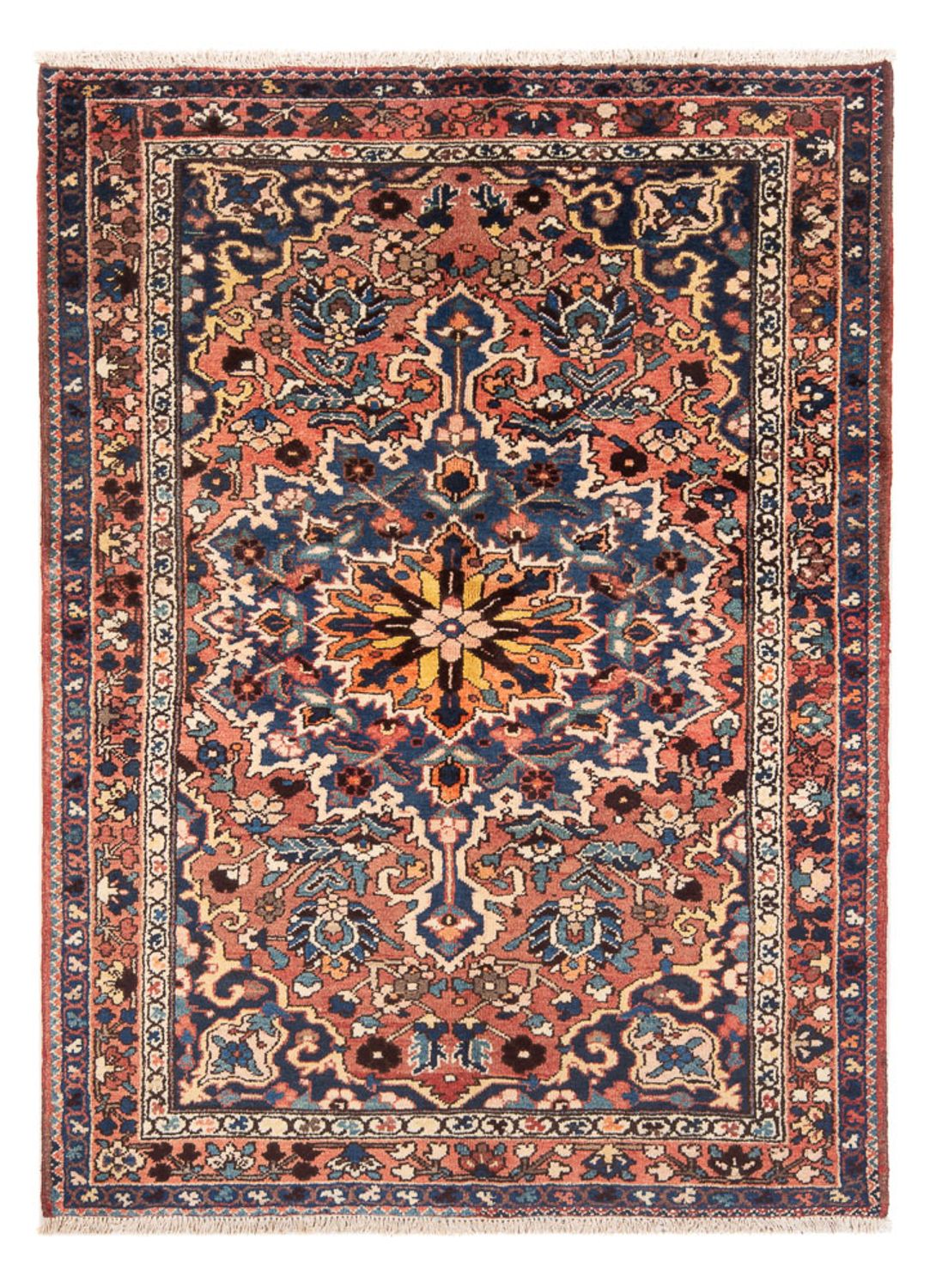 Persisk tæppe - Nomadisk - 202 x 141 cm - rød