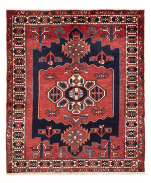 Persisk tæppe - Nomadisk - 195 x 153 cm - rød