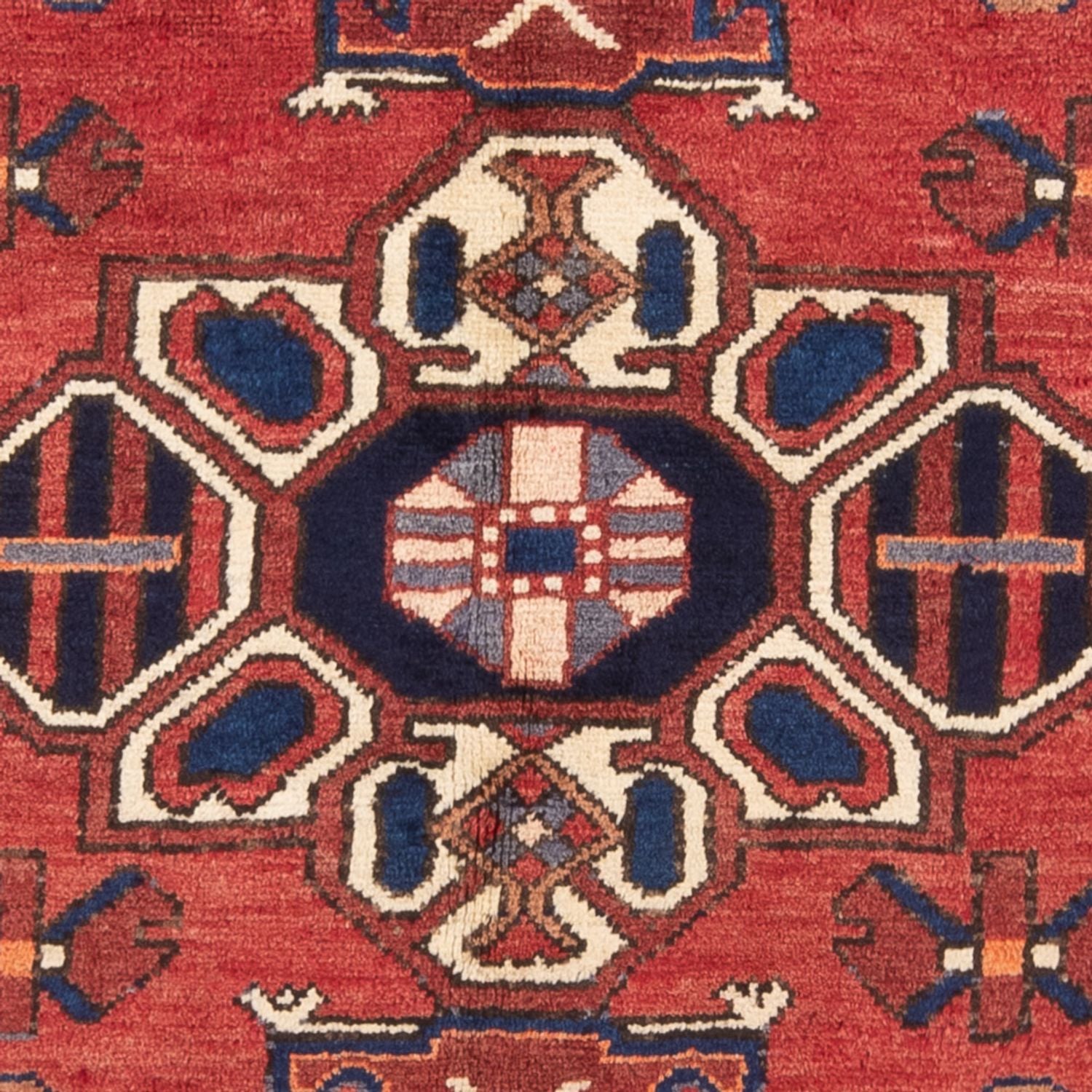 Persisk tæppe - Nomadisk - 195 x 153 cm - rød