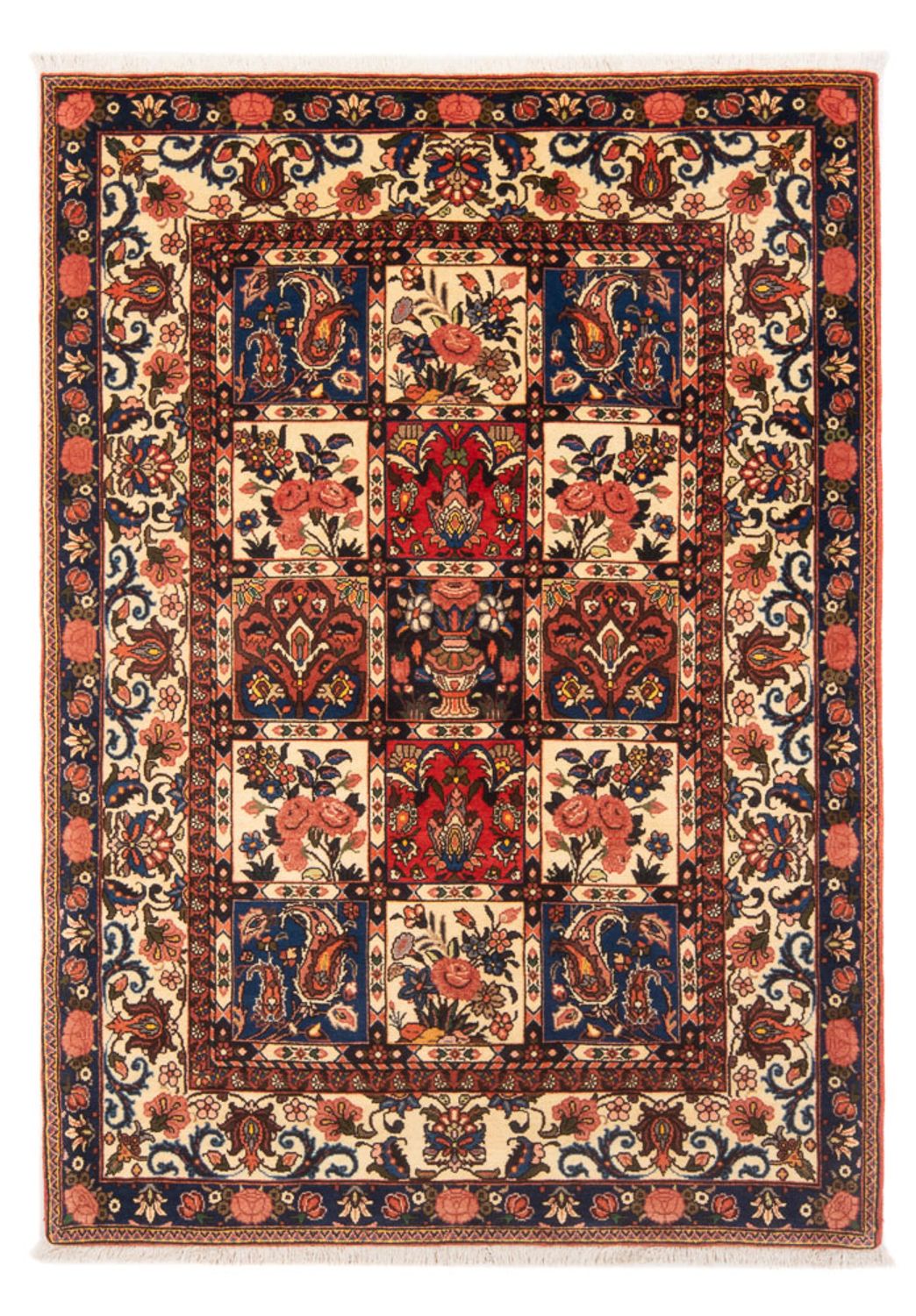 Persisk tæppe - Nomadisk - 195 x 133 cm - flerfarvet
