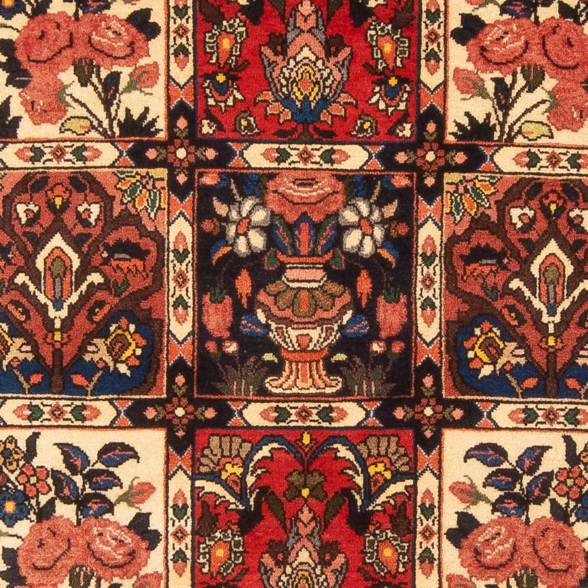 Persisk tæppe - Nomadisk - 195 x 133 cm - flerfarvet