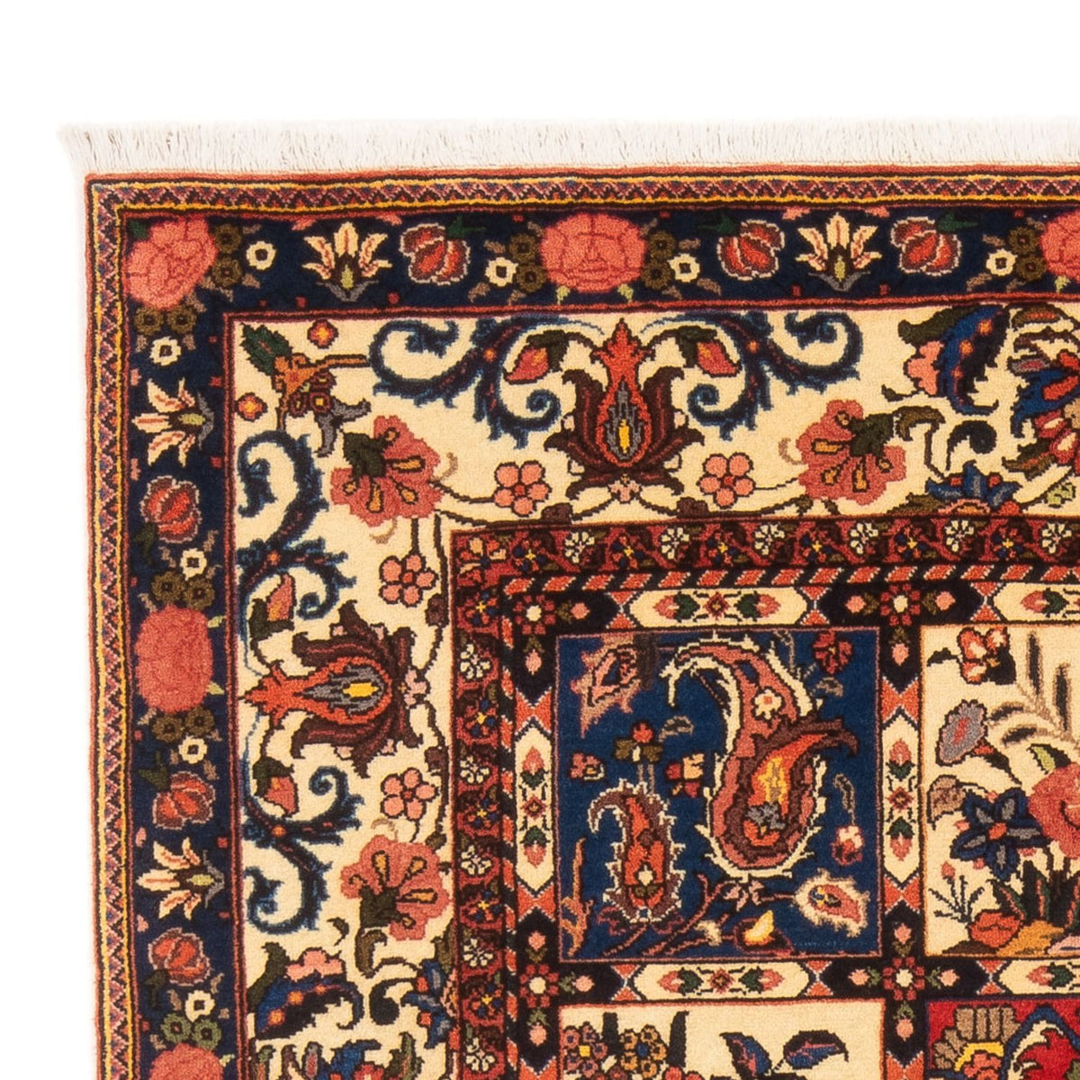 Persisk tæppe - Nomadisk - 195 x 133 cm - flerfarvet