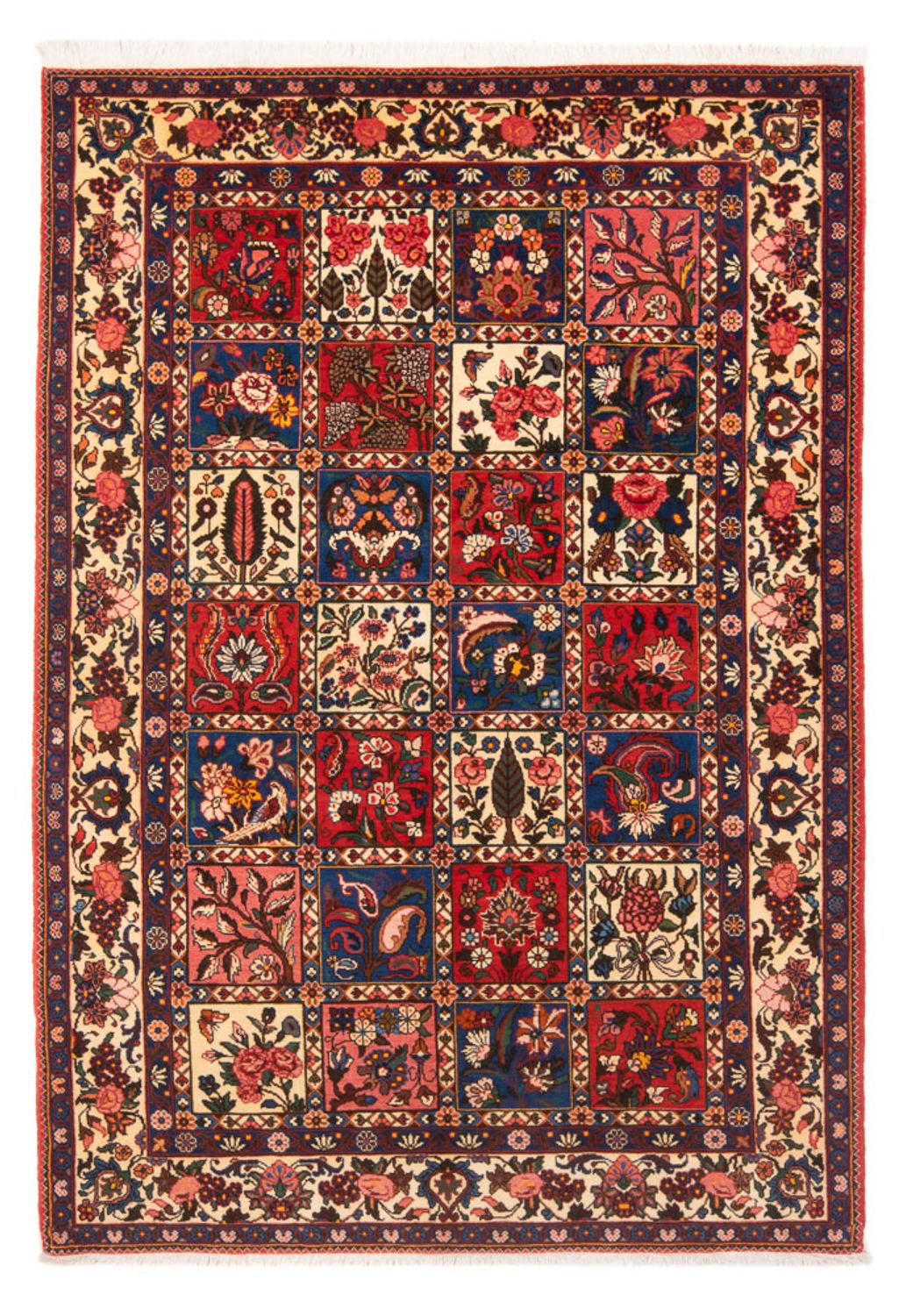 Persisk tæppe - Nomadisk - 205 x 138 cm - flerfarvet