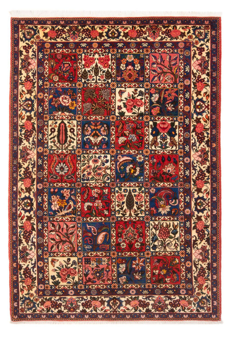 Persisk tæppe - Nomadisk - 205 x 138 cm - flerfarvet
