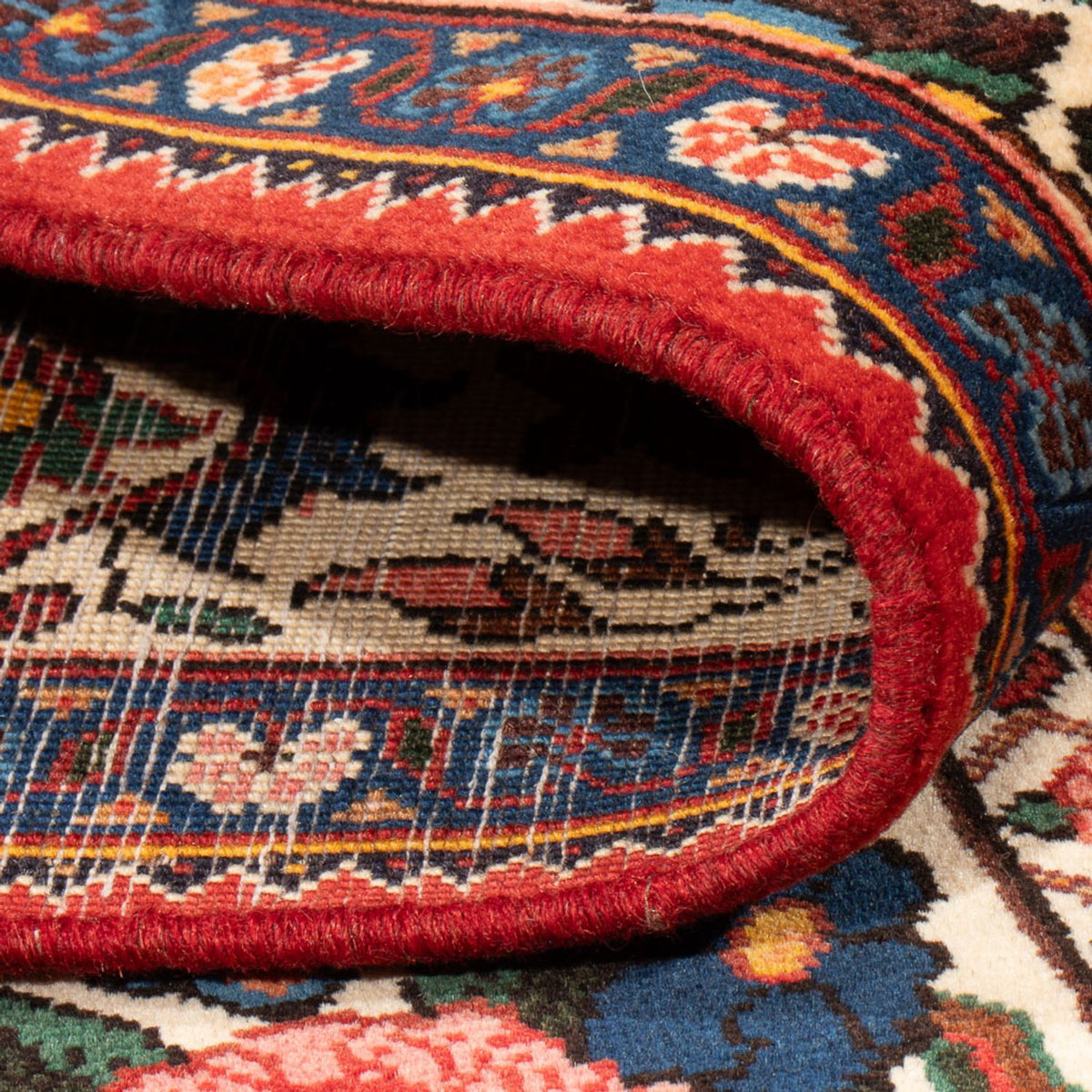 Persisk tæppe - Nomadisk - 205 x 138 cm - flerfarvet