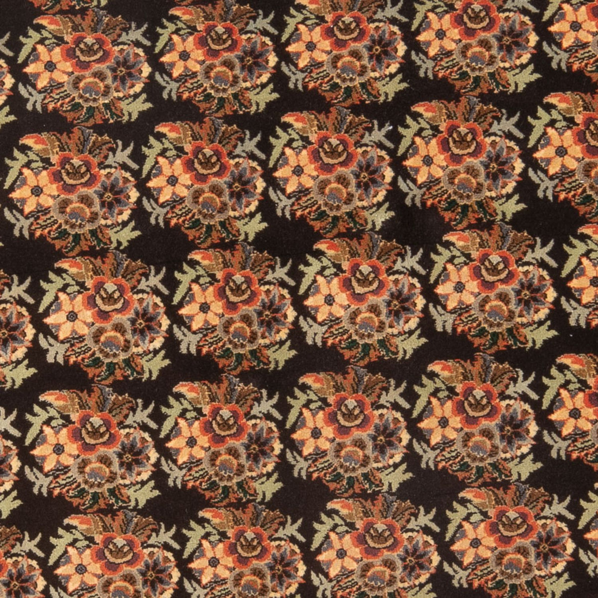 Løber Persisk tæppe - Bijar - 222 x 128 cm - mørkeblå