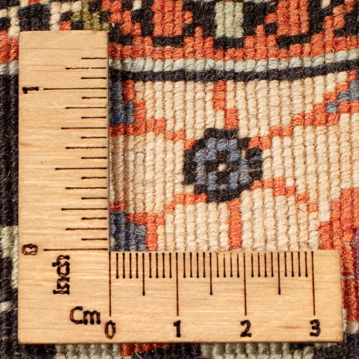 Løber Persisk tæppe - Bijar - 222 x 128 cm - mørkeblå