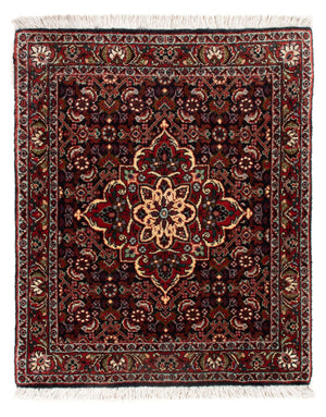 Persisk tæppe - Bijar - Royal - 71 x 46 cm - mørkeblå
