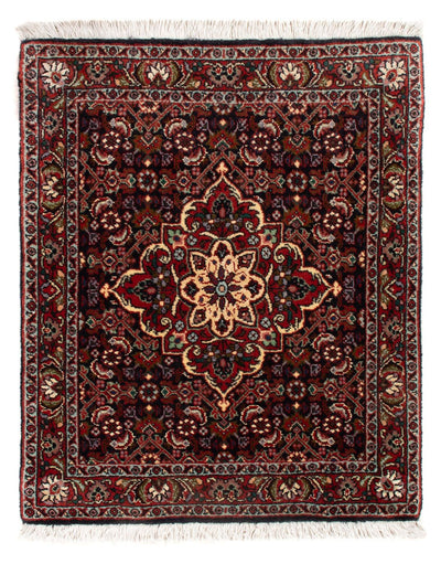 Bidjar - Takab Tæppe 46x71cm - Persisk tæppe - mørkeblå