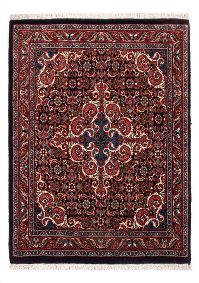 Bidjar - Takab Tæppe 53x73cm - Persisk tæppe - mørkeblå