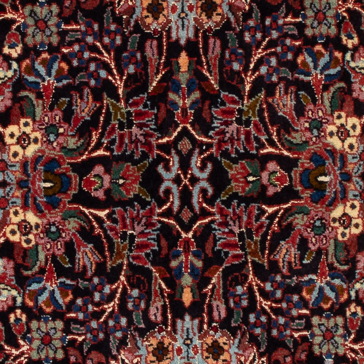 Persisk tæppe - Bijar - Royal - 117 x 60 cm - mørkeblå