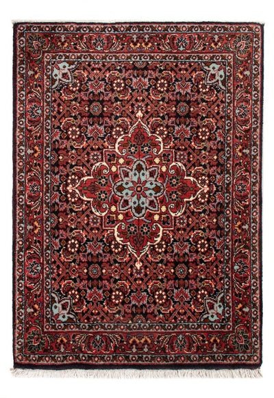 Bidjar - Takab Tæppe 52x72cm - Persisk tæppe - mørkeblå