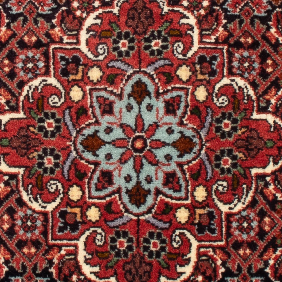 Persisk tæppe - Bijar - Royal - 72 x 52 cm - mørkeblå