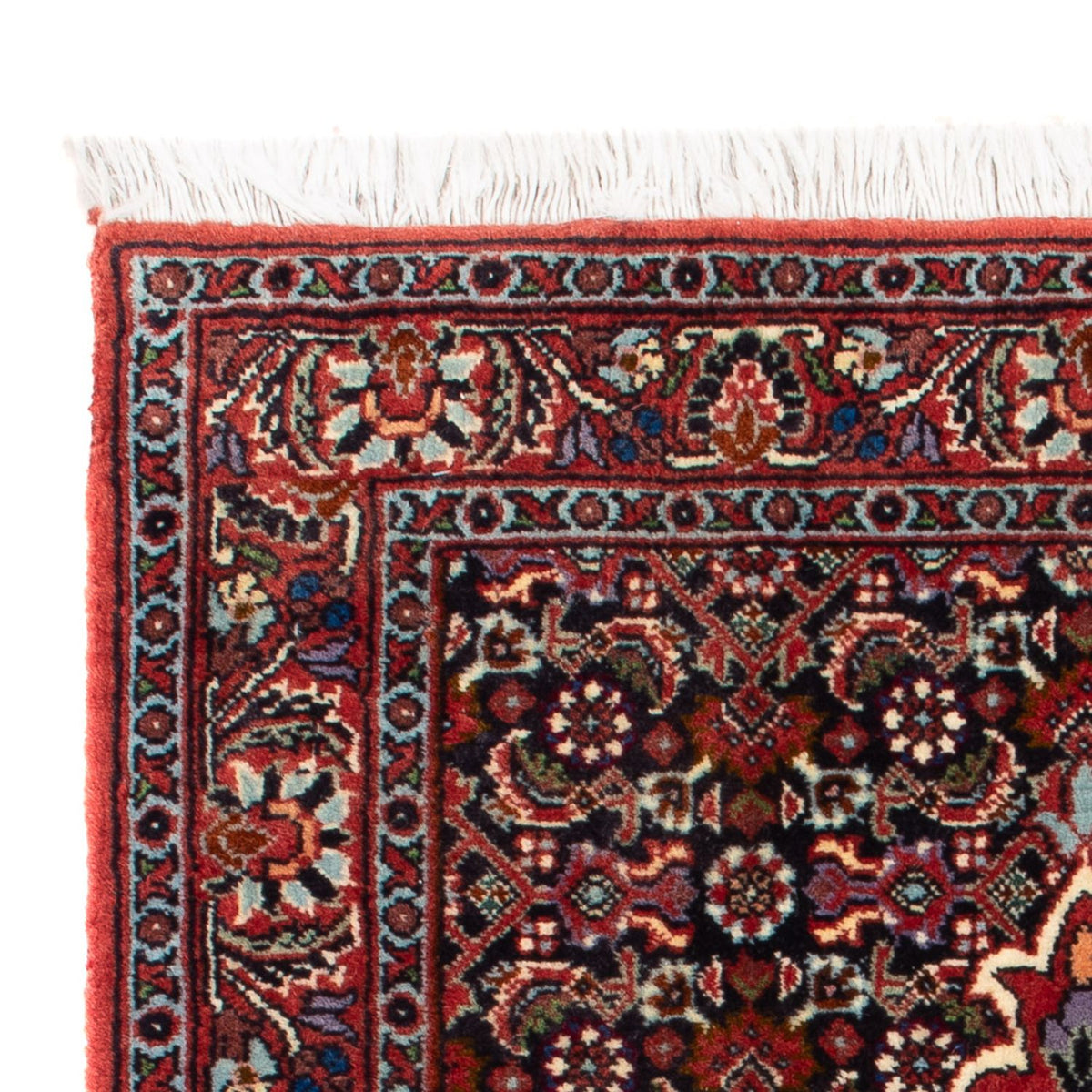 Persisk tæppe - Bijar - Royal - 70 x 50 cm - mørkeblå