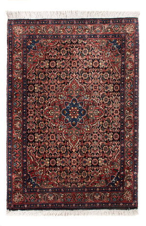 Persisk tæppe - Bijar - Royal - 78 x 53 cm - rød