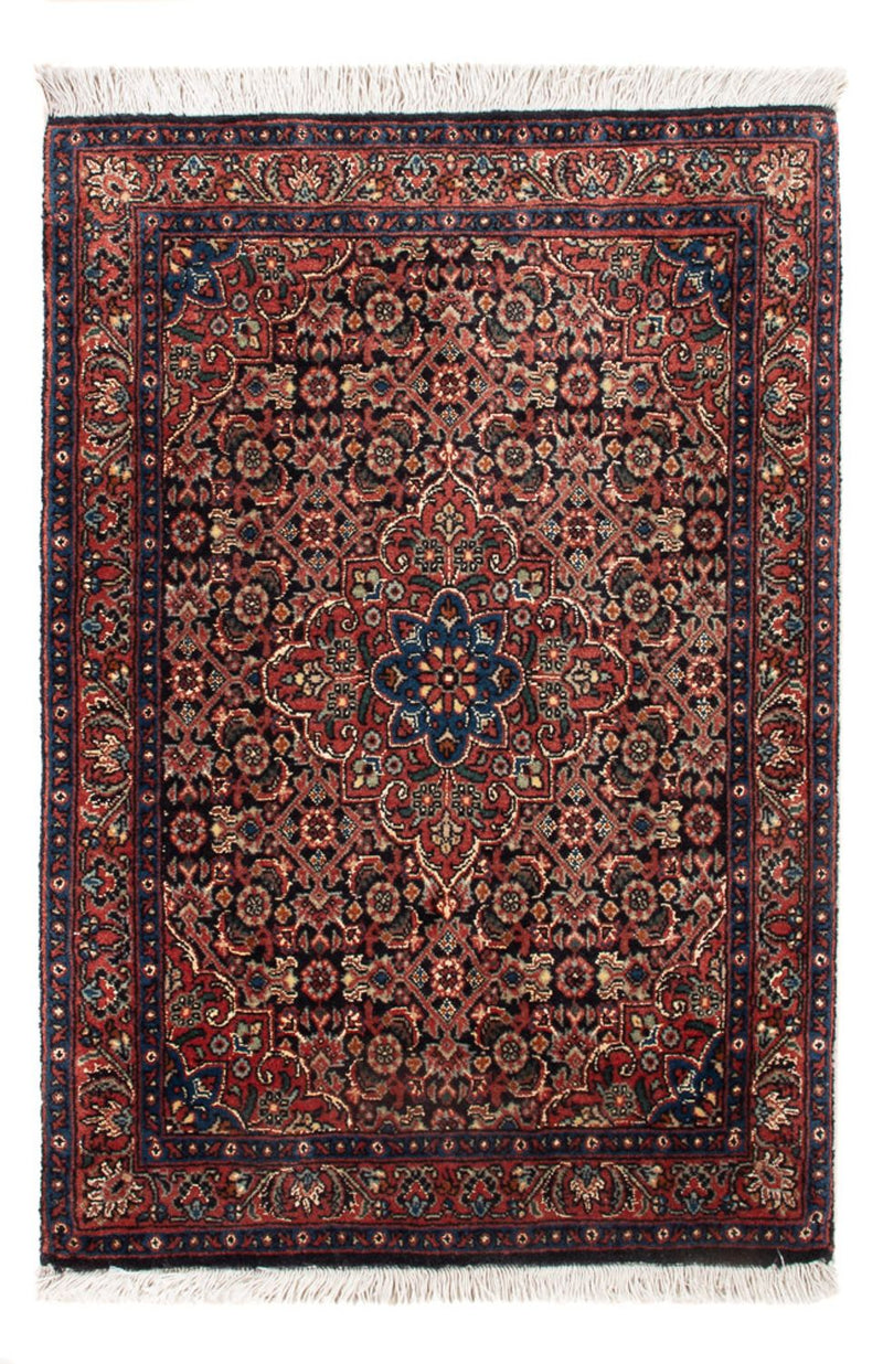 Persisk tæppe - Bijar - Royal - 78 x 53 cm - rød