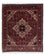 Persisk tæppe - Bijar - Royal - 65 x 52 cm - rød