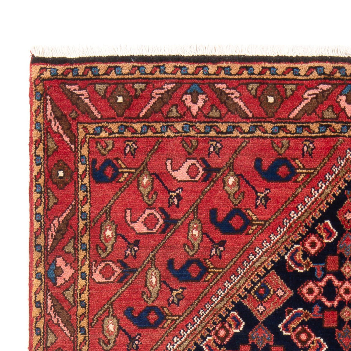 Persisk tæppe - Nomadisk - 218 x 140 cm - mørkeblå