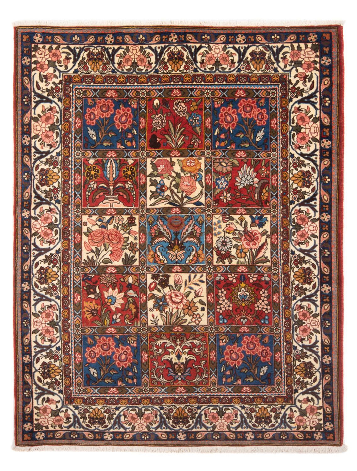 Persisk tæppe - Nomadisk - 197 x 145 cm - flerfarvet
