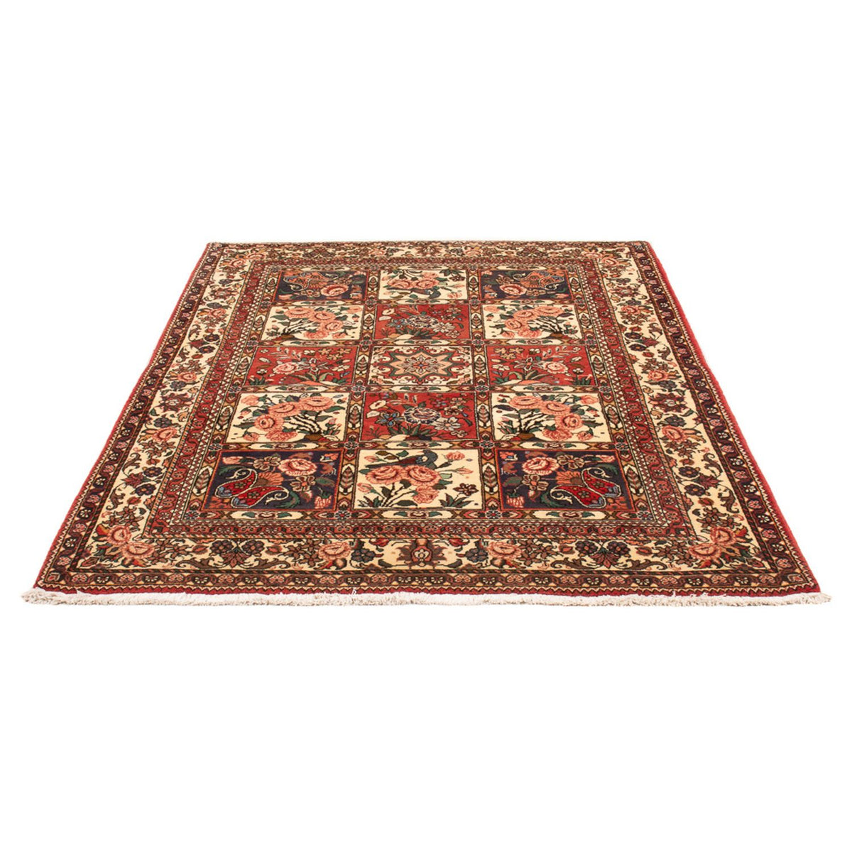 Persisk tæppe - Nomadisk - 197 x 137 cm - flerfarvet