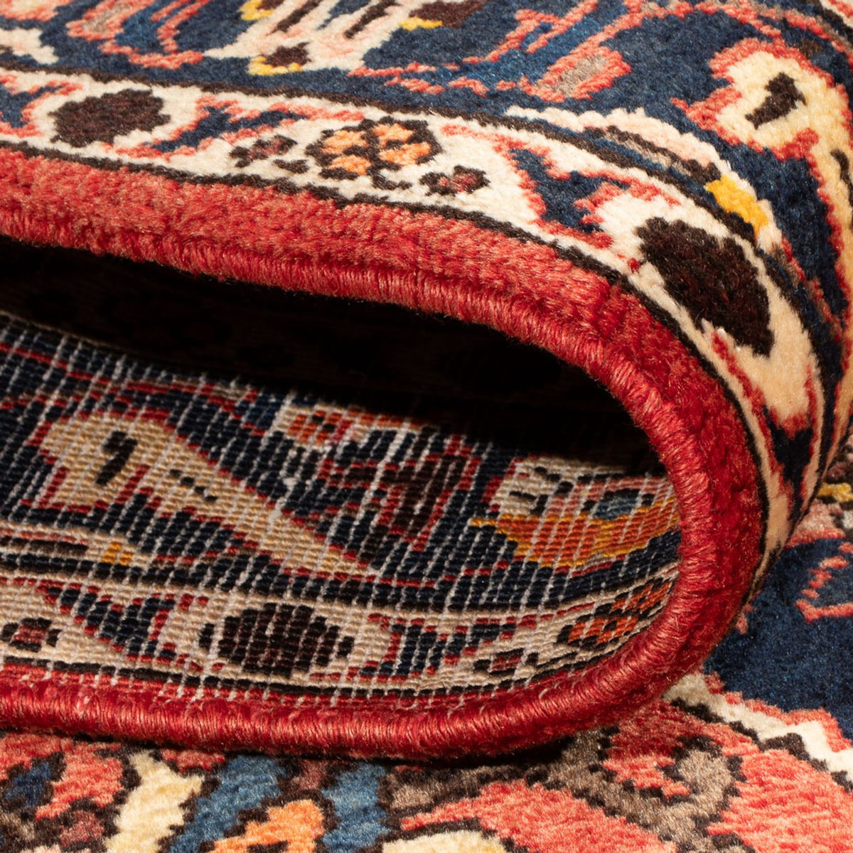 Persisk tæppe - Nomadisk - 208 x 135 cm - rød