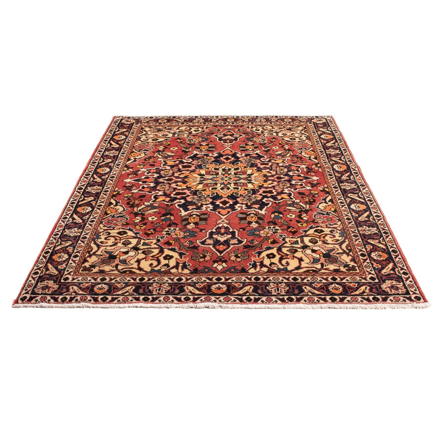 Persisk tæppe - Nomadisk - 208 x 135 cm - rød