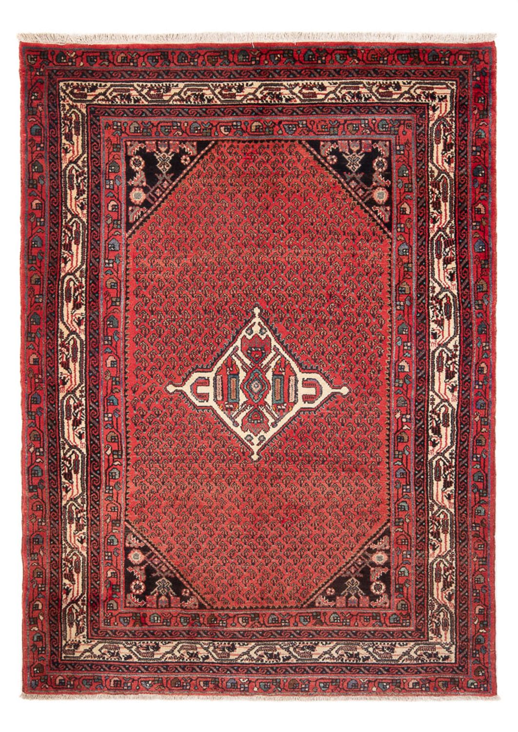 Persisk tæppe - Mir - 205 x 152 cm - rød