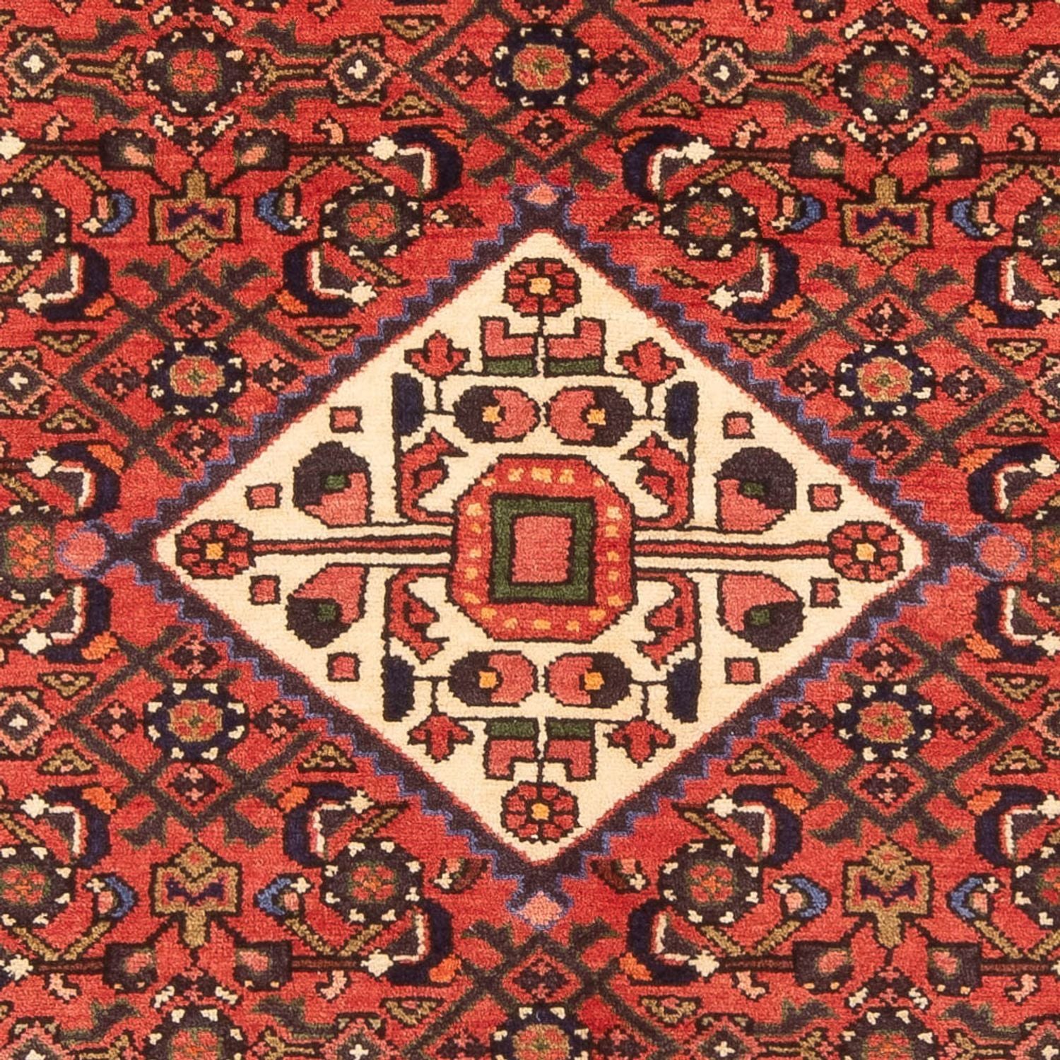 Persisk tæppe - Nomadisk - 218 x 158 cm - rød