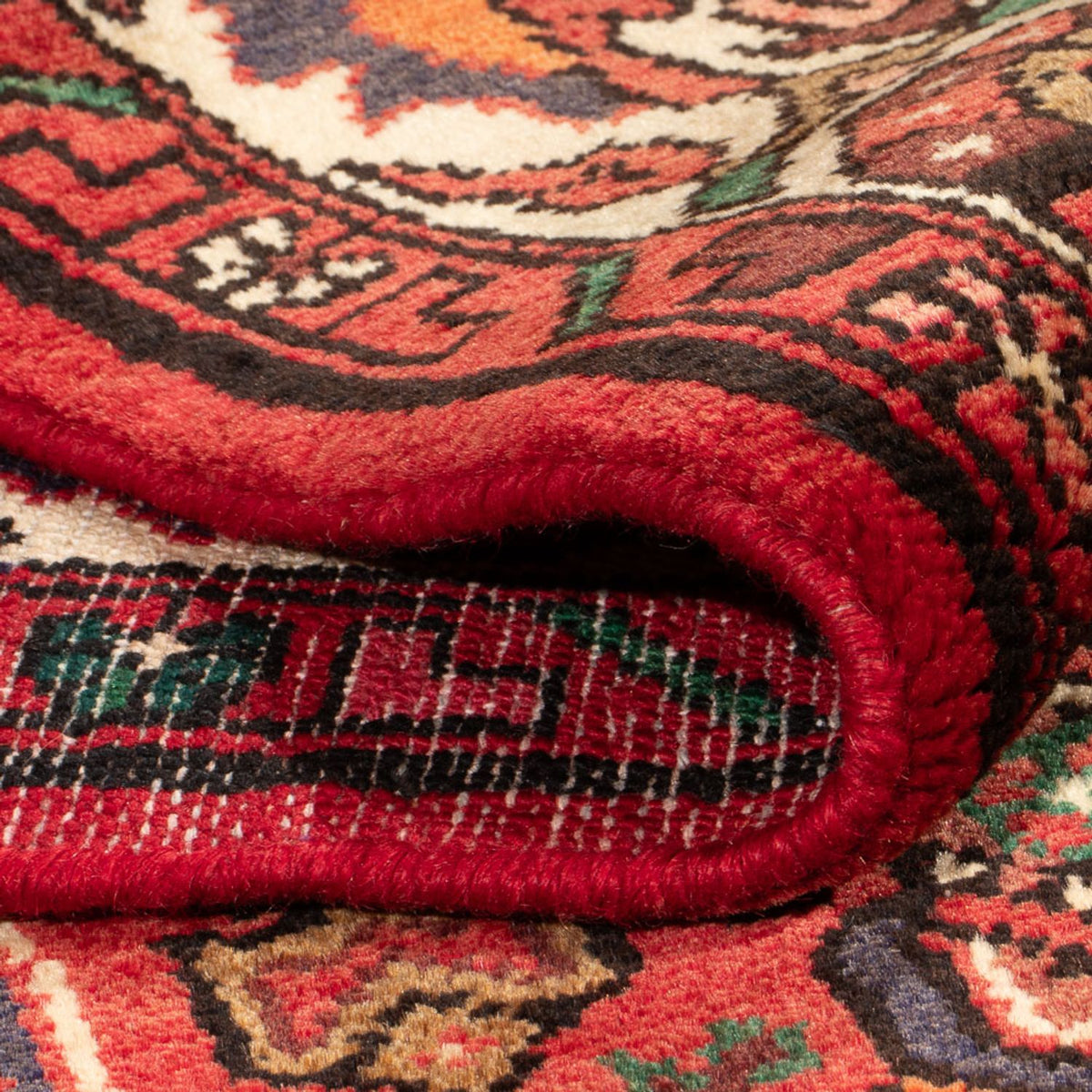 Persisk tæppe - Nomadisk - 213 x 138 cm - rød