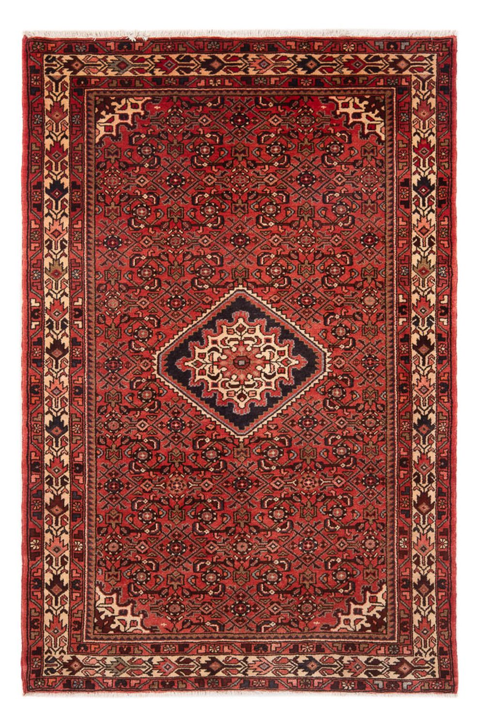 Persisk tæppe - Nomadisk - 220 x 146 cm - rød